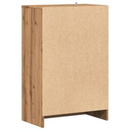 Berkfield Home Shoe Cabinet Artisan Oak 60x35x92 cm Engineered Wood in Brown - Size: 60 x 35 x 92 cm - thumbnail 6