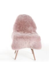 Living and Home 60Cm*90Cm Mordecai Handmade Shag Pink Area Rug - Size: 60 cm x 90 cm - thumbnail 1