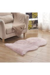 Living and Home 60Cm*90Cm Mordecai Handmade Shag Pink Area Rug - Size: 60 cm x 90 cm - thumbnail 4