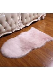 Living and Home 60Cm*90Cm Mordecai Handmade Shag Pink Area Rug - Size: 60 cm x 90 cm - thumbnail 2