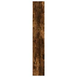 Berkfield Home Decorative Bookcase Smoked Oak 40x30x189 cm Engineered Wood in Brown - Size: 40 x 30 x 189 cm - thumbnail 5