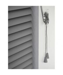New Edge Blinds 152cm Drop, 25mm Slat PVC Venetian Blind in Grey - Size: 120 cm - thumbnail 2