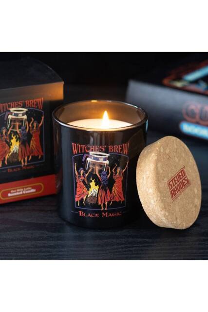 KDMD Witches' Brew Oat Milk Latte Candle-Energizing Scent by Steven Rhodes in Black - image 1