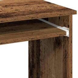 Berkfield Home Decorative Desk with Shelves Old Wood 84x40x78 cm Engineered Wood in Brown - Size: 84 x 40 x 78 cm - thumbnail 8