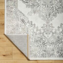 Livabliss Roma-Vintage Grey Brown Green Traditional Boho Living Dining Bedroom Rug in Light Brown - Size: 200 cm x 275 cm - thumbnail 4