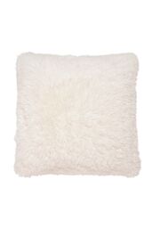 Catherine Lansfield 'Cuddly' Faux Fur Cushion in Cream - Size: 45 cm x 45 cm - thumbnail 5