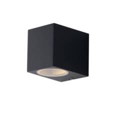 Netlighting QUBO Outdoor Down Light Anthracite IP54 9.3x8x6.7cm in Black - Size: 9.3x8x6.7 cm - thumbnail 1