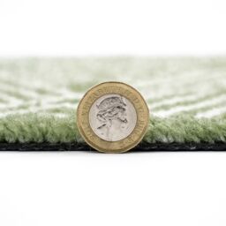 JVL Mega Doormat - 50x75cm, Geo in Green - Size: 75 cm x 150 cm - thumbnail 4
