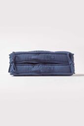 Homescapes Cotton Travel Support Booster Cushion in Navy - Size: 50 cm x 50 cm - thumbnail 5