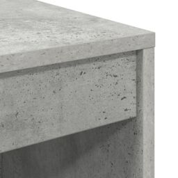 Berkfield Home Computer Desk Concrete grey Particle board with concrete-like finish - thumbnail 7