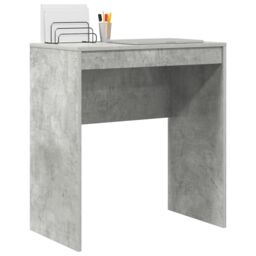 Berkfield Home Computer Desk Concrete grey Particle board with concrete-like finish - thumbnail 3
