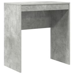 Berkfield Home Computer Desk Concrete grey Particle board with concrete-like finish - thumbnail 2