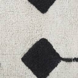Wyld and Coco Runa Rug Off-White and Black 160 x 230 cm Hand-Tufted Cotton in White - Size: 160 cm x 230 cm - thumbnail 3