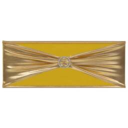 Berkfield Home Elegant 25 pcs Stretchable Chair Band with Diamond Buckle Gold - thumbnail 3