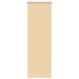 Berkfield Home Roller Blind Blackout Beige 55x150 cm Fabric Width 50.7 cm Polyester - thumbnail 2