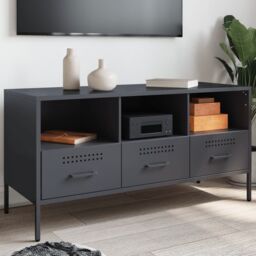 Berkfield Home TV Cabinet Anthracite 100.5x39x50.5 cm Steel