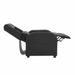 Home Detail Nova Gaming Chair Manual Recliner in Jet Black - thumbnail 2