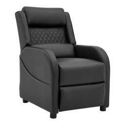 Home Detail Nova Gaming Chair Manual Recliner in Jet Black - thumbnail 3