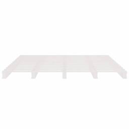 Berkfield Home Pallet Bed White 140x190 cm Solid Wood Pine - thumbnail 5