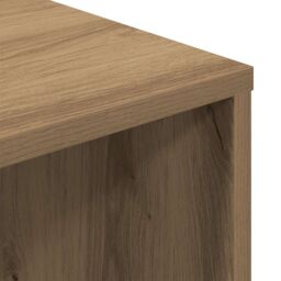 Berkfield Home Desk Artisan Oak 102.5x35x75 cm Engineered Wood in Brown - thumbnail 7