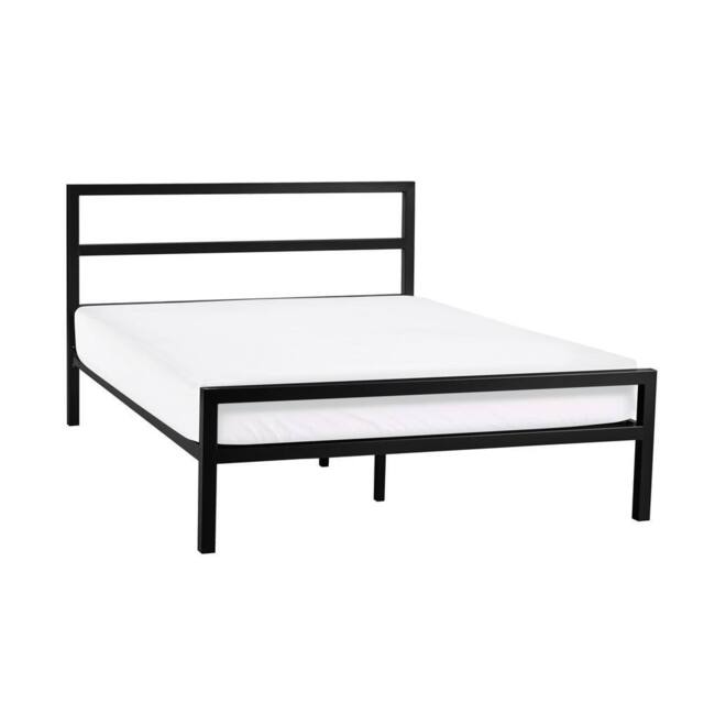 Cheshire Lagoon Metal Bed - Satin Black - Small Double (120cm) - image 1