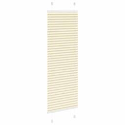 Berkfield Home Pleated Blind Cream 40x150 cm Fabric Width 39.4 cm Polyester - thumbnail 4