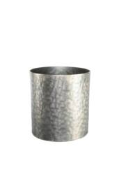 KDMD Apollo Cylinder Antique Silver Pot 22cm - thumbnail 1