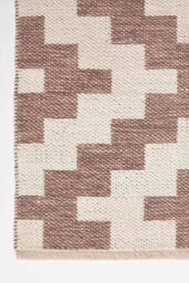 Homescapes Malina Brown & Natural Kilim Cotton Rug - Size: 90 cm x 150 cm - thumbnail 3