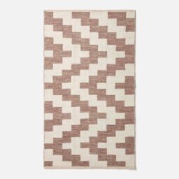Homescapes Malina Brown & Natural Kilim Cotton Rug - Size: 90 cm x 150 cm - thumbnail 2
