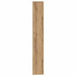Berkfield Home Book Cabinet Artisan Oak 157x24x160 cm Engineered Wood in Brown - Size: 157 x 24 x 160 cm - thumbnail 5
