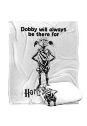 Warner Brothers Harry Potter Always Be There Blanket 152 x 127 cm in White - thumbnail 2
