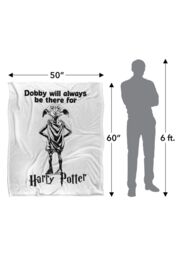 Warner Brothers Harry Potter Always Be There Blanket 152 x 127 cm in White - thumbnail 5