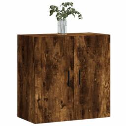 Berkfield Home Wall Cabinet Smoked Oak 60x31x60 cm Engineered Wood in Brown - Size: 60 x 31 x 60 cm - thumbnail 3