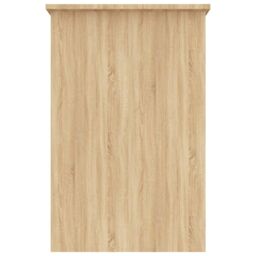 Berkfield Home Desk Sonoma Oak 100x50x76 cm Engineered Wood in Brown - Size: 100 x 50 x 76 cm - thumbnail 5