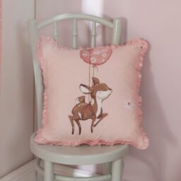 Rapport Home Float Away Cushion Cover (43x43) Pink - Size: 43 cm x 43 cm - thumbnail 1