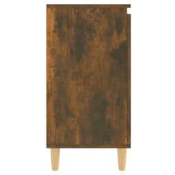 Berkfield Home Sideboard Smoked Oak 60x35x70 cm Engineered Wood in Brown - Size: 60 x 35 x 70 cm - thumbnail 4
