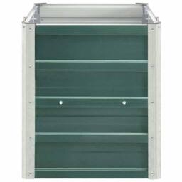 Berkfield Home Garden Raised Bed Galvanised Steel 240x40x45 cm Green - Size: 240 x 40 x 45 cm - thumbnail 5