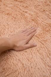 Living and Home 3Pcs Soft Skin-friendly Faux Mink Fleece Duvet Set in Camel - Size: King - thumbnail 5