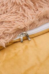 Living and Home 3Pcs Soft Skin-friendly Faux Mink Fleece Duvet Set in Camel - Size: King - thumbnail 7