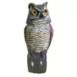 Havendro Owl Deterrent Bird Pigeon Rodents Crow Scare Statue Deter - thumbnail 1