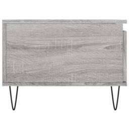 Berkfield Home Modern Coffee Table Grey Sonoma 90x50x36.5 cm Engineered Wood - thumbnail 7