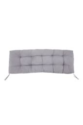 Living and Home 130x50cm Garden Patio Bench Cushion 2/3 Seater Seat Pad in Light Grey - Size: 130x50 cm - thumbnail 1