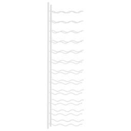 Berkfield Home Wall Mounted Wine Rack for 36 Bottles White Iron - thumbnail 5