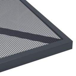 Berkfield Home Garden Table Anthracite 50x50x72 cm Steel Mesh in Black - Size: 50 x 50 x 72 cm - thumbnail 5