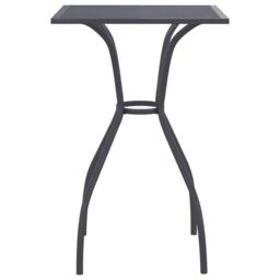 Berkfield Home Garden Table Anthracite 50x50x72 cm Steel Mesh in Black - Size: 50 x 50 x 72 cm - thumbnail 3