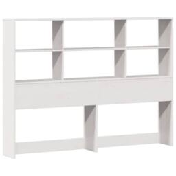 Berkfield Home Decorative Bookcase Bed without Mattress White 160x200cm Solid Wo - Size: 160x200 cm - thumbnail 7