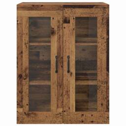 Berkfield Home Hanging Wall Cabinet Brown 69.5 x 34 x 90 cm Engineered wood - thumbnail 6
