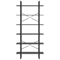 Berkfield Home High Cabinet Grey 100x30x210 cm Solid Pine Wood - Size: 100 x 30 x 210 cm - thumbnail 5