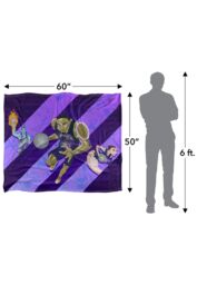 Warner Brothers Space Jam 2 Silky Touch Super Soft Throw Blanket 152x127cm in White - Size: 152x127 cm - thumbnail 3