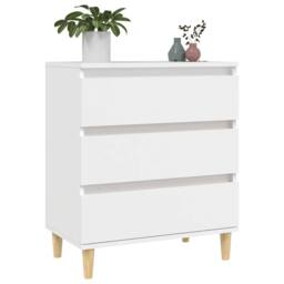 Berkfield Home Sideboard White 60x35x70 cm Engineered Wood - Size: 60 x 35 x 70 cm - thumbnail 4